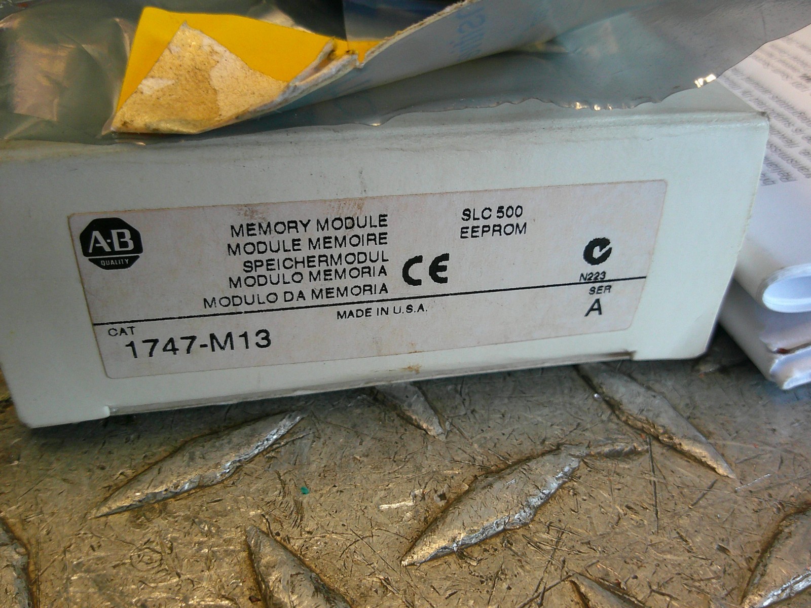 Allen Bradley 1747-M13 SLC 500 64K Memory Module