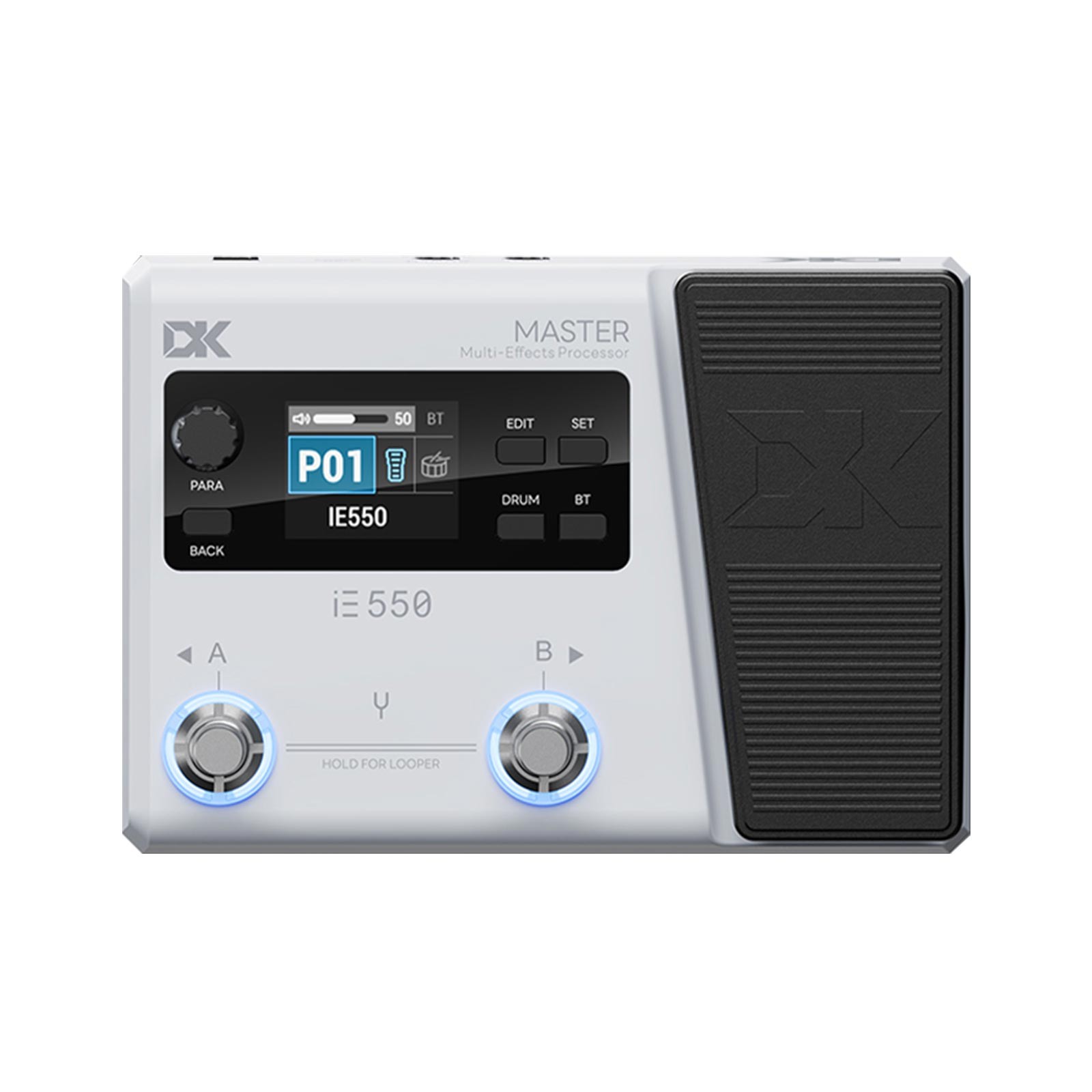 Electric Guitar Multi-Effects Pedal Amp Modeling Expression Processor 100 Preset