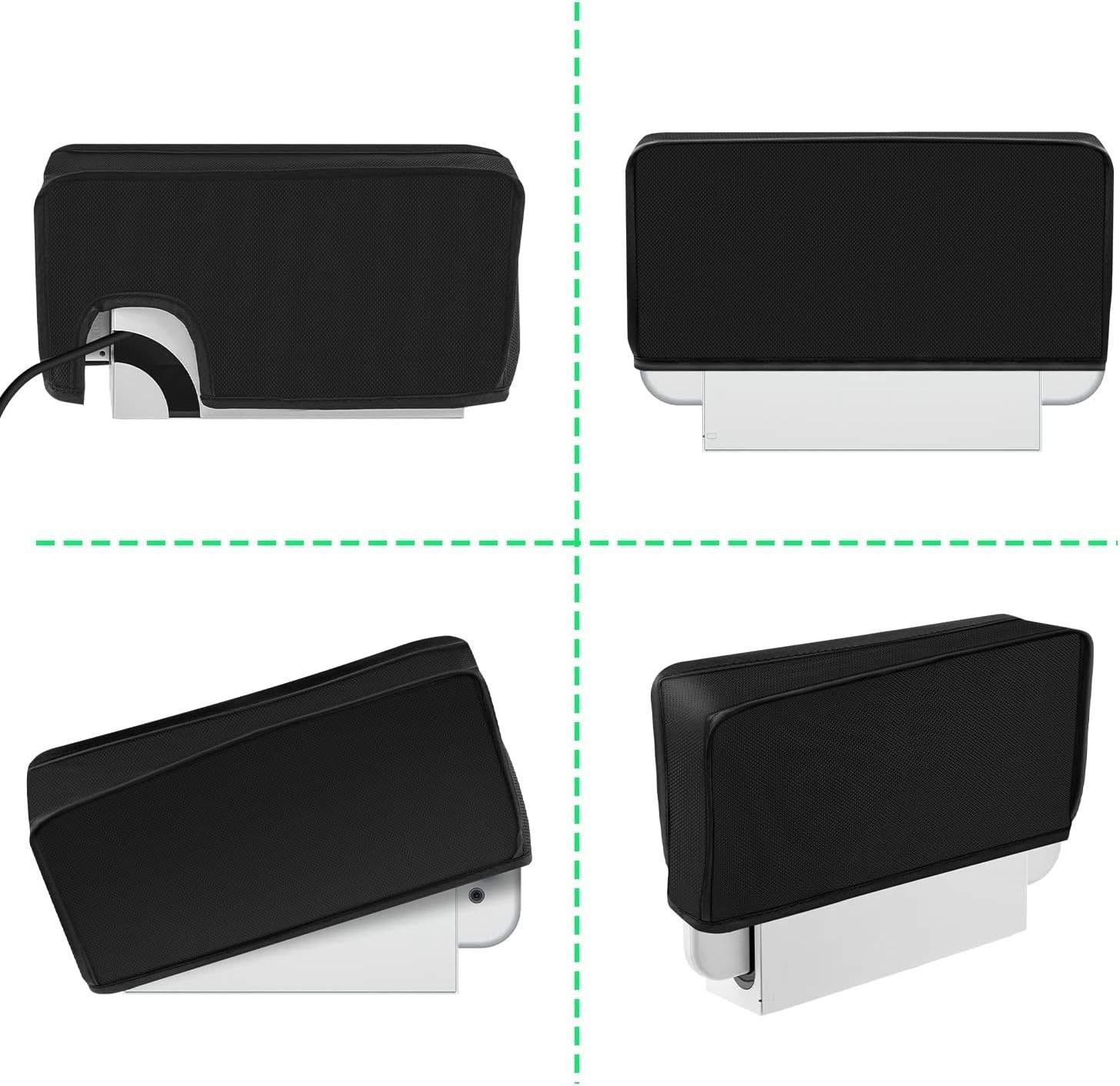 Durable Black Dust Cover for Switch/Switch OLED Dock | Scratch & Water Resistant