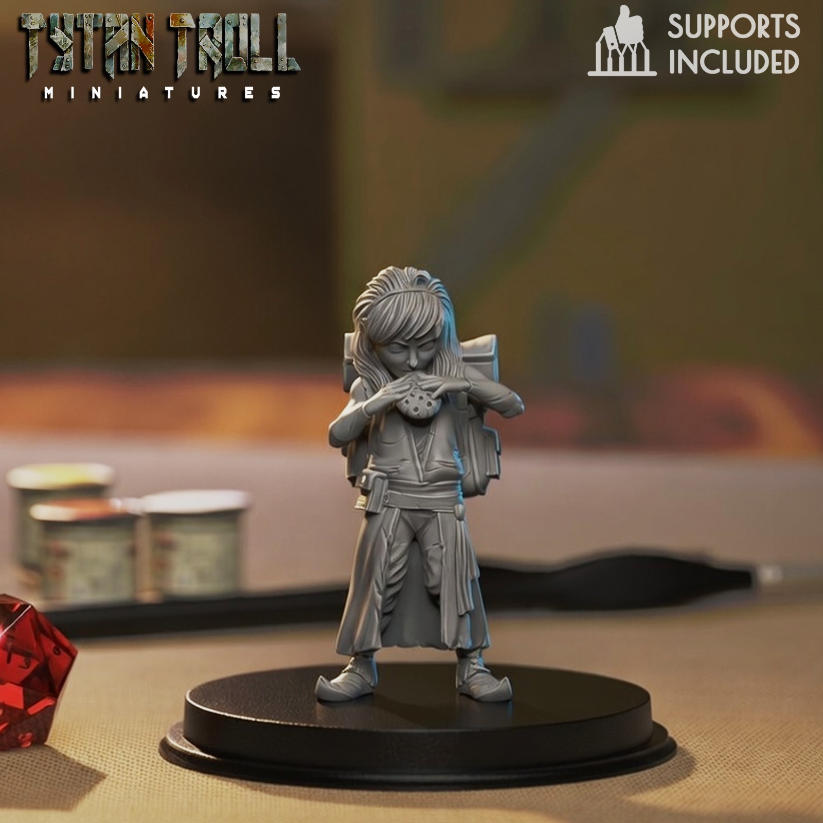 Dungeons & Dragons - Playable Character Female Gnome - Bard