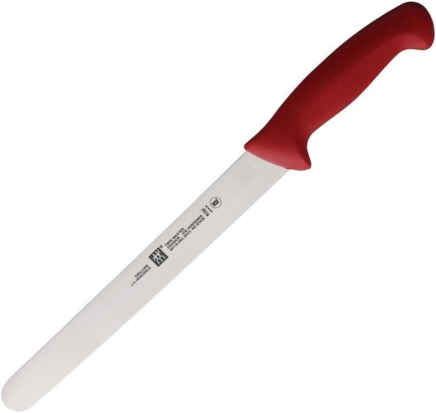 Henckels Zwilling Master Slicer Kitchen Knife Red Plastic Handle - 32112-253