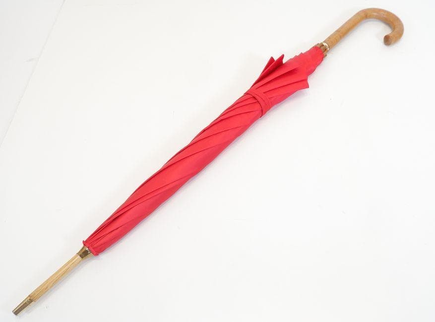 Christian Dior Dior Luxury Umbrella Long Rain Umbrella Red Genuine Authentic