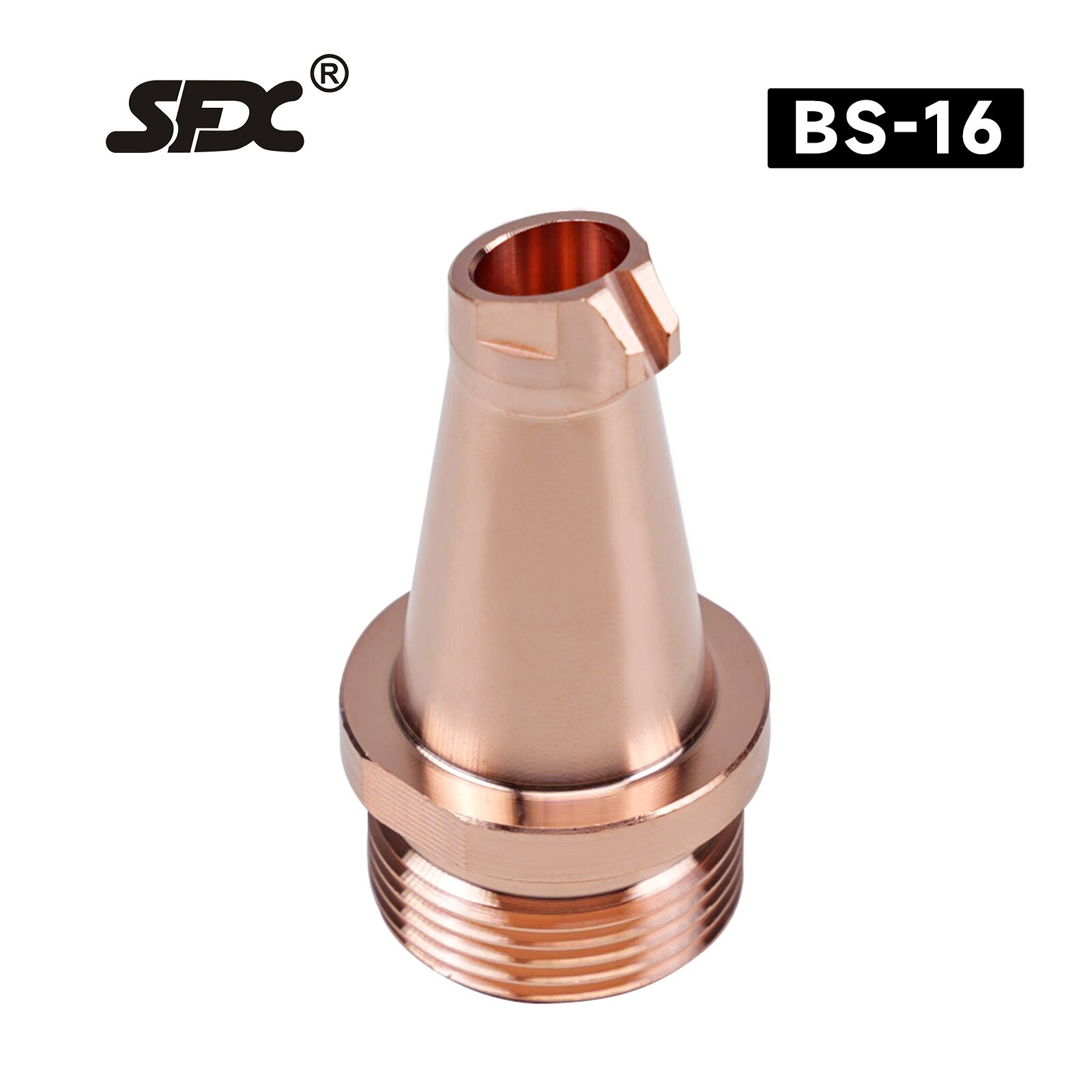 US Stock Laser Welding Nozzle 5 Pcs  Welder Nozzle Tip Kit BS-16 Copper Nozzles