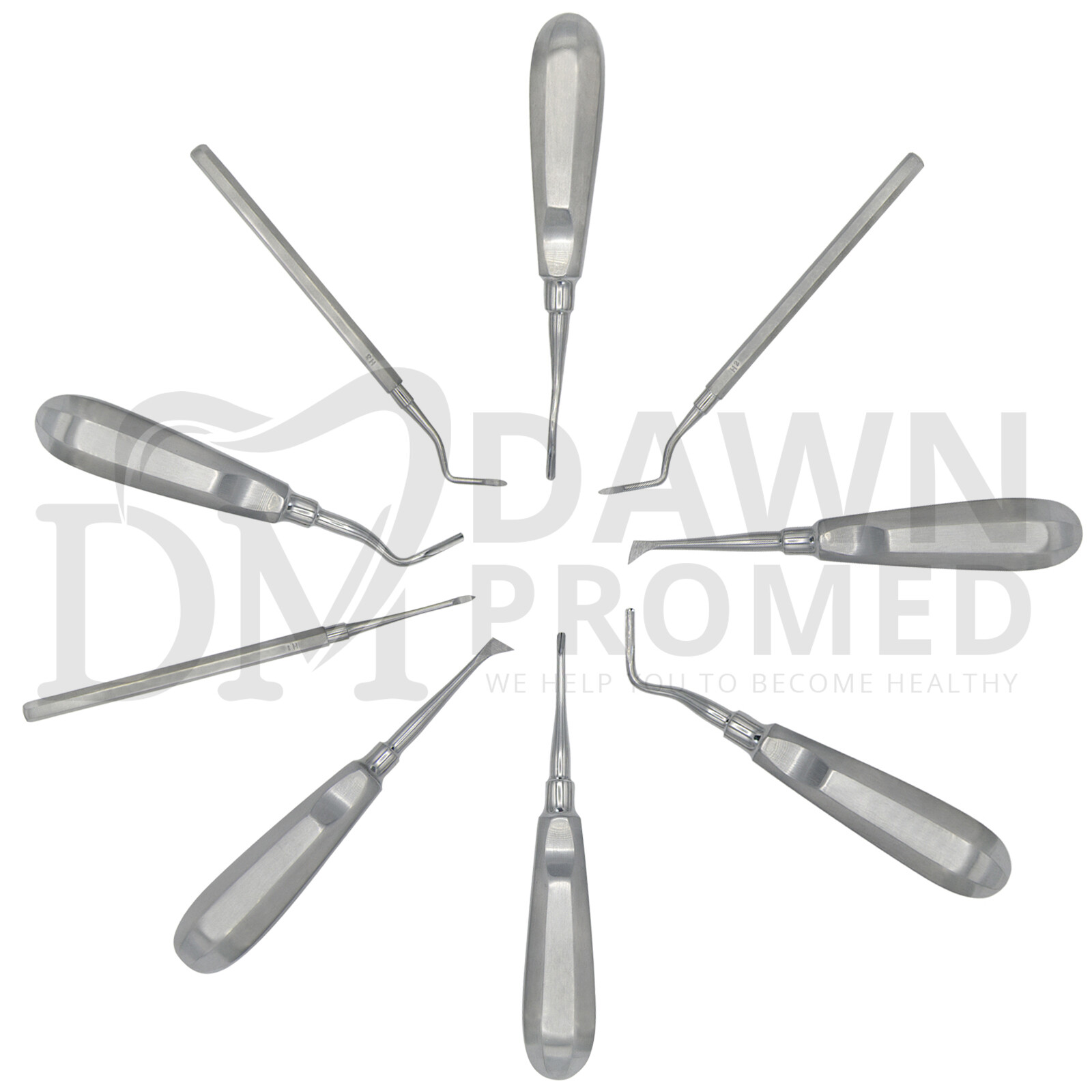 32 Pcs Oral Dental Extraction Surgery Extracting Elevators Forceps German Grade