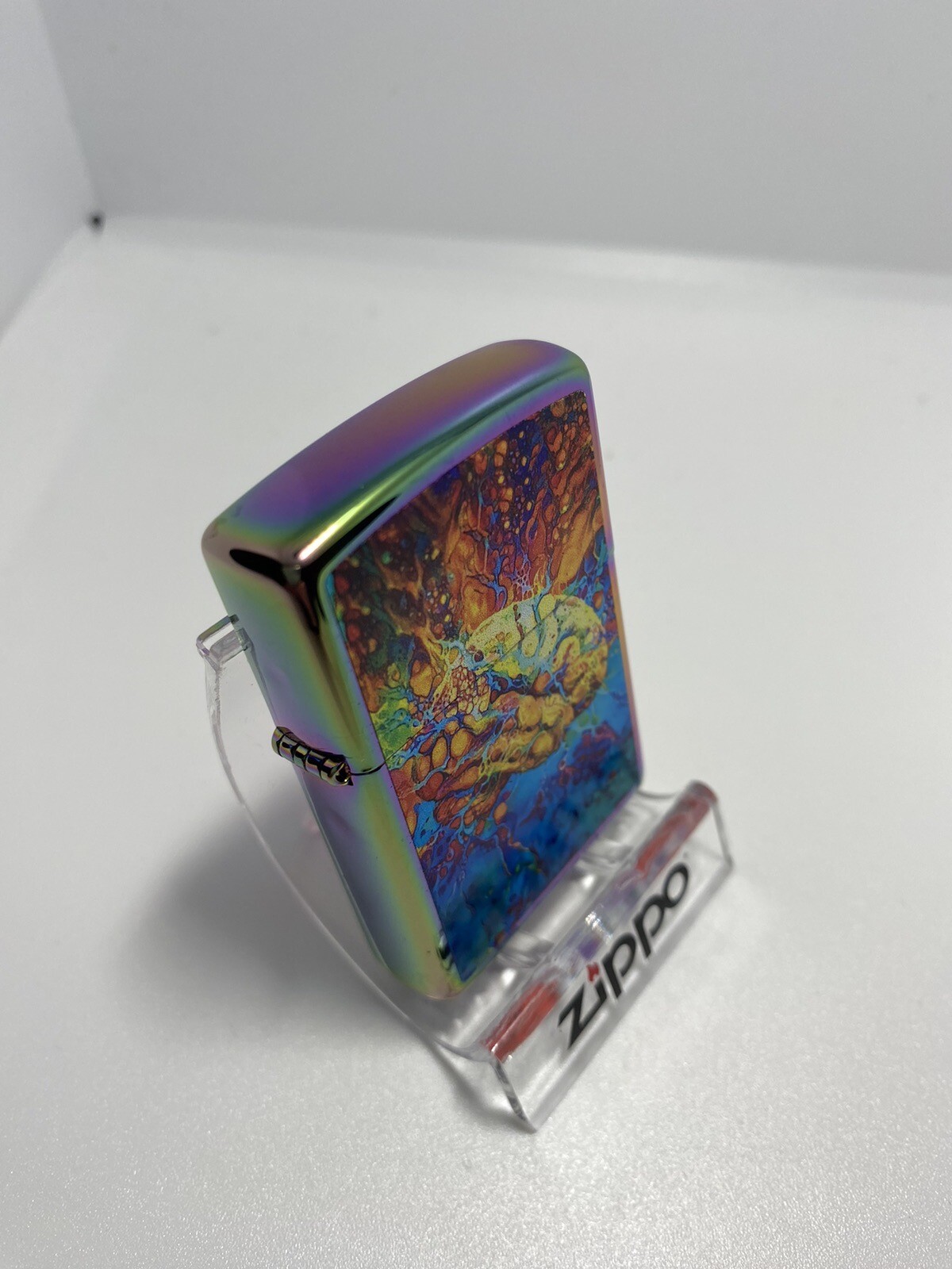 Zippo Psychedelic Brain Design On A 2021 Spectrum Lighter