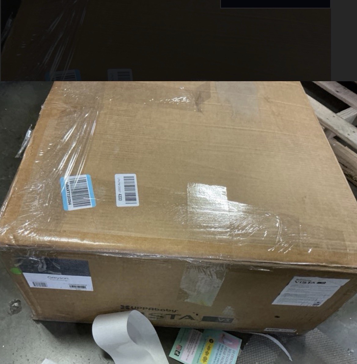 READ DESCRIPTION UPPAbaby Vista V3 Stroller Gray Greyson