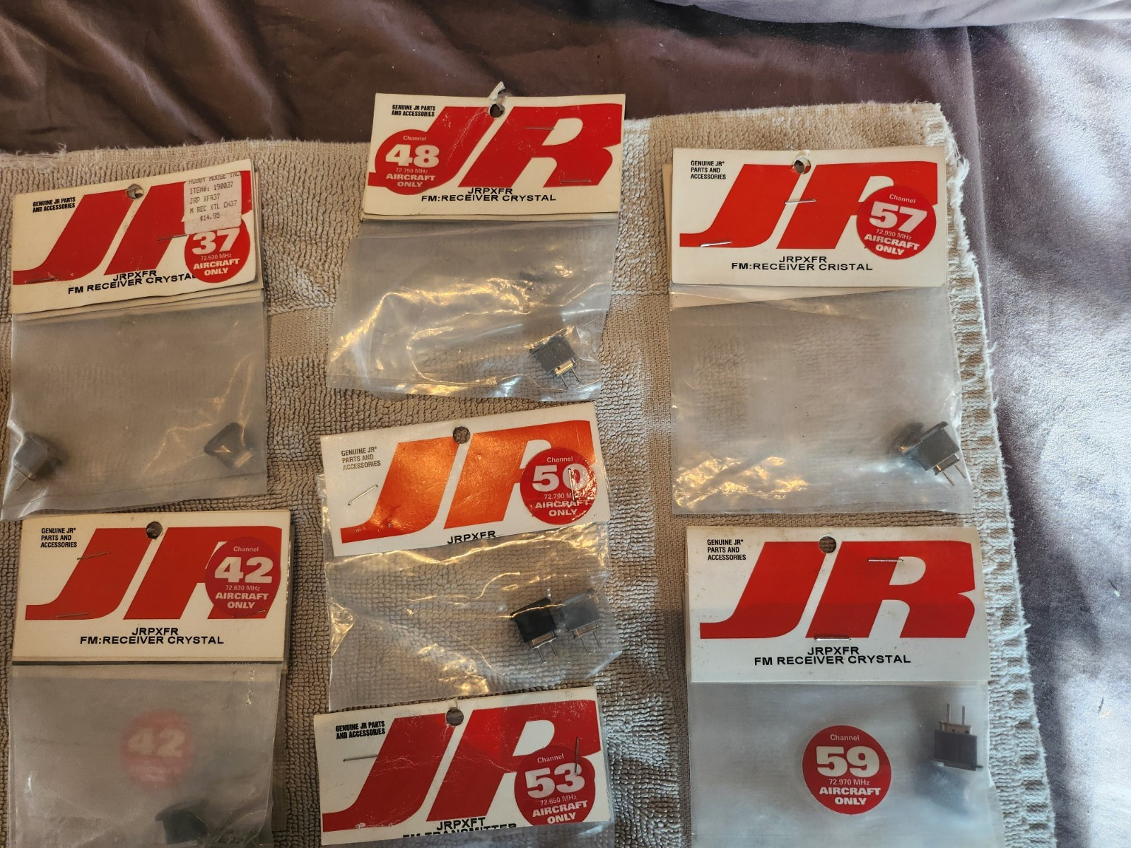 JR transmitter and reciever crystal set CH- 56