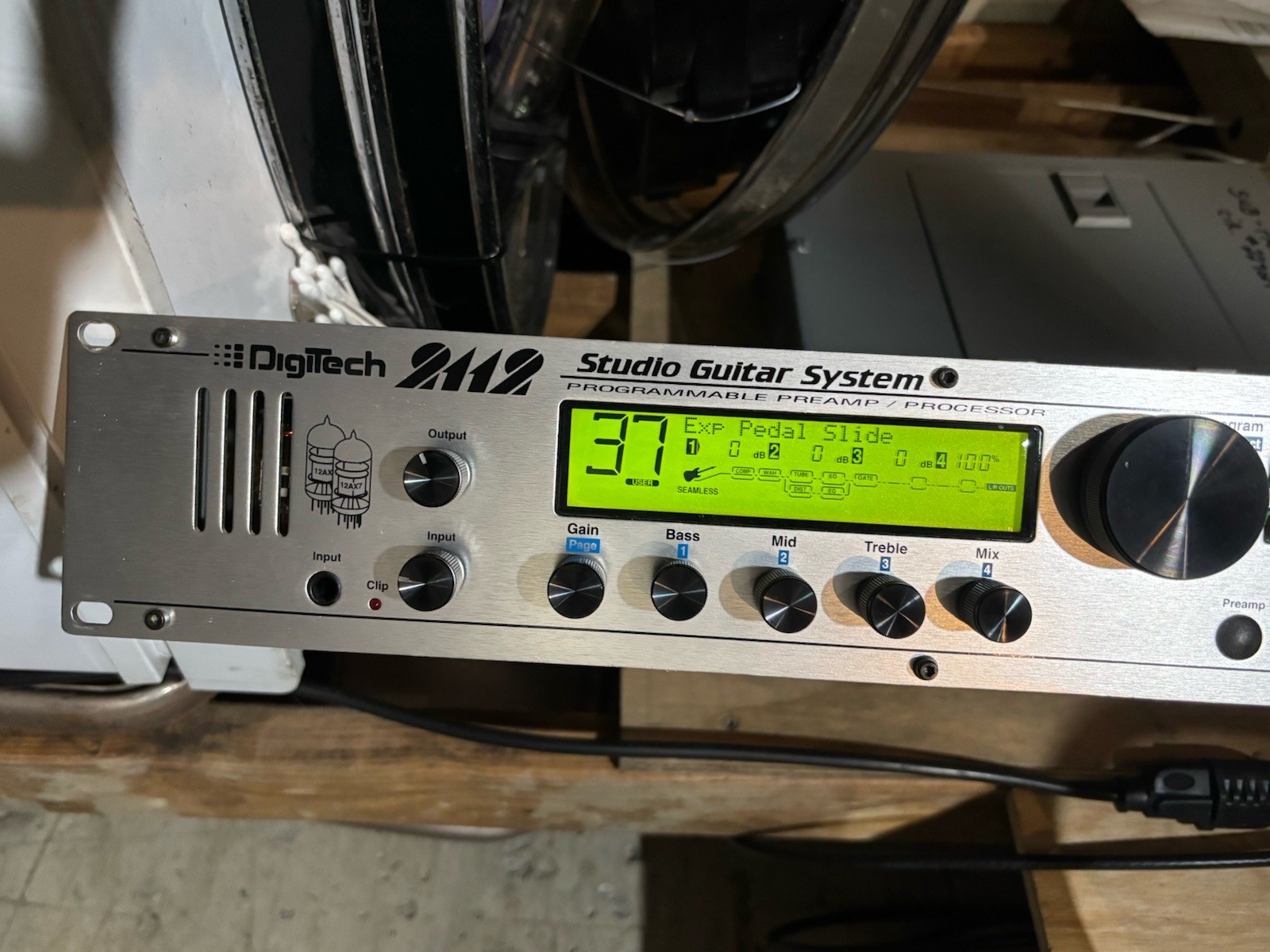 Digitech 2112 Studio Guitar System Rack Effects Processor Multi FX Japan working