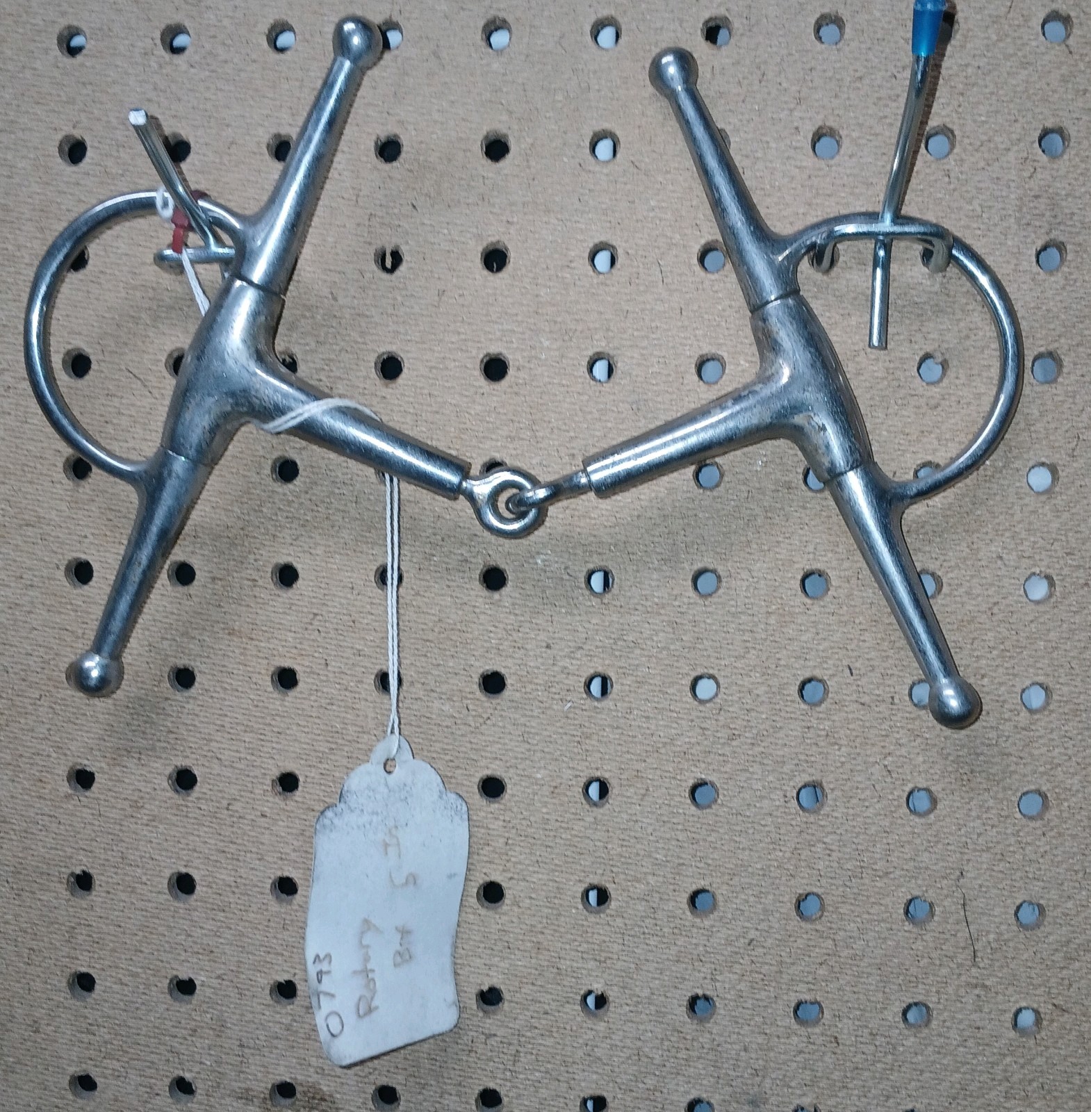 used 5" Robart lookalike Pinchless   mouth piece full cheek bit #0793