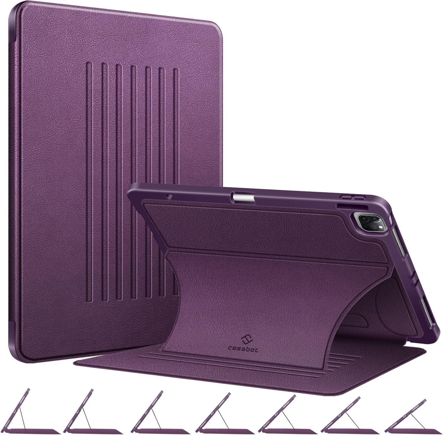 Magnetic Case for iPad Pro 12.9 inch 6th/5th/4th/3rd Gen Rugged Stand Cover