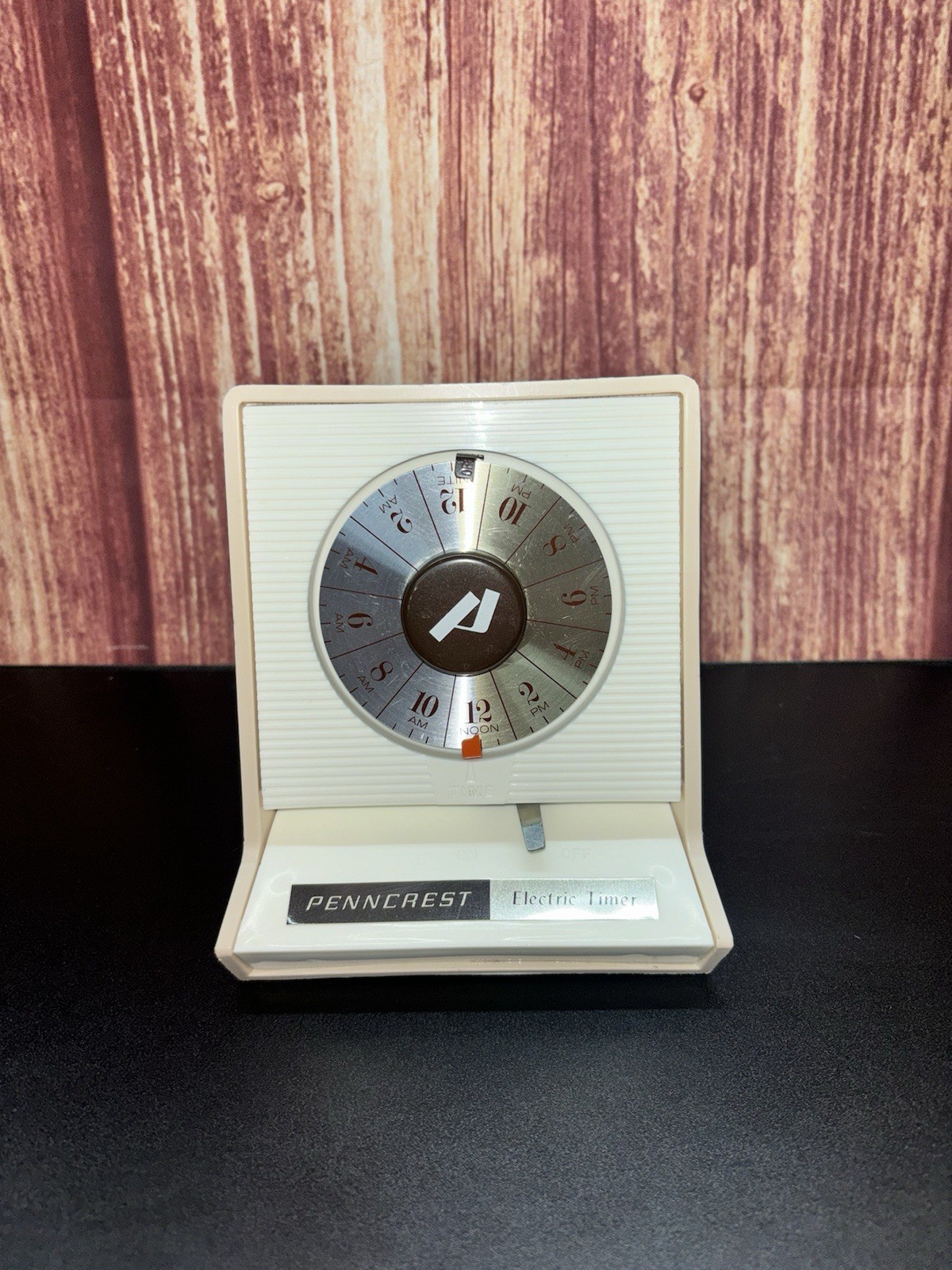 PENNCREST OFF Electric Timer, UNTESTED But In Good Condition For Display Or Part
