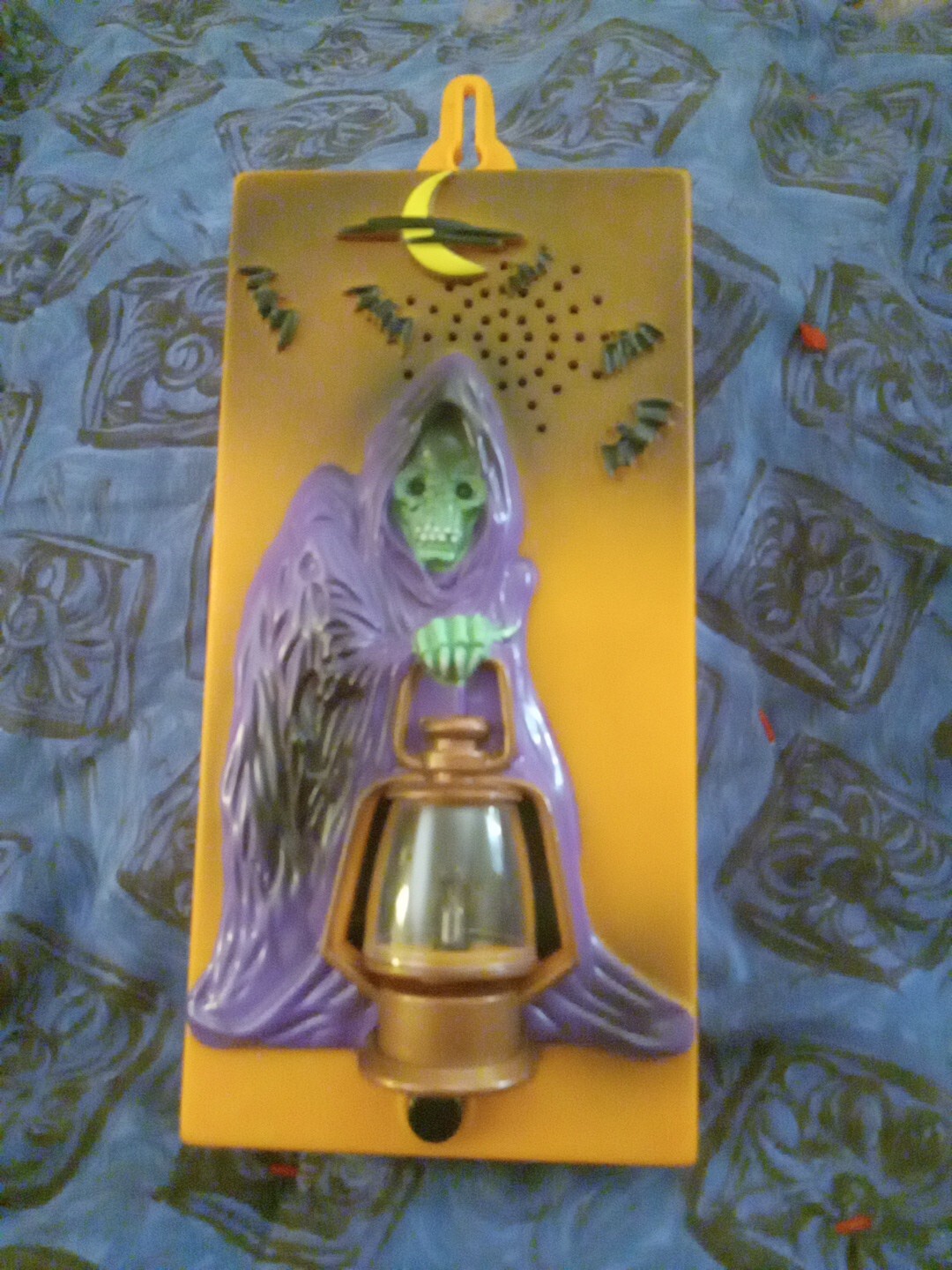 VTG 1995 Halloween Lights & Sound Grim Reaper Doorbell Toy State Industrial LTD