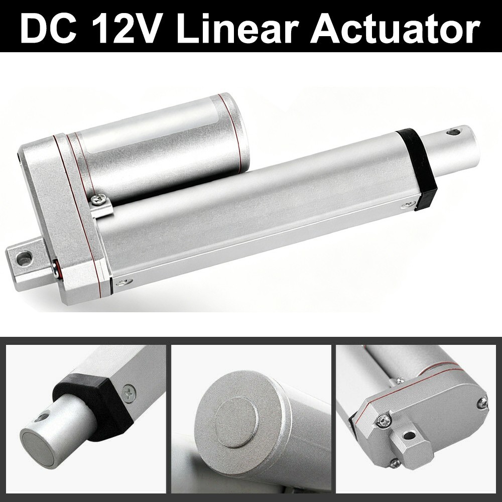 2PCS Heavy Duty 18" DC Linear Actuators 1500N W/ Wireless Controller W/ Brackets