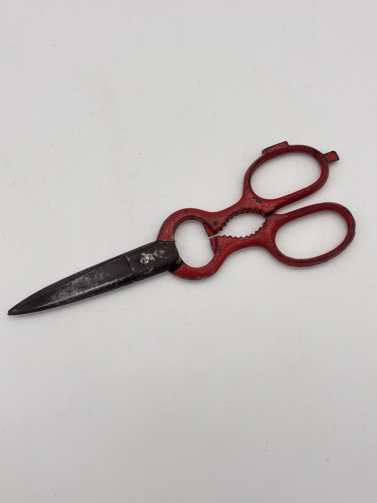 VTG 8'' Keen Edge 700 All Purpose Kitchen Shears Scissors Italy Made Shabby Chic