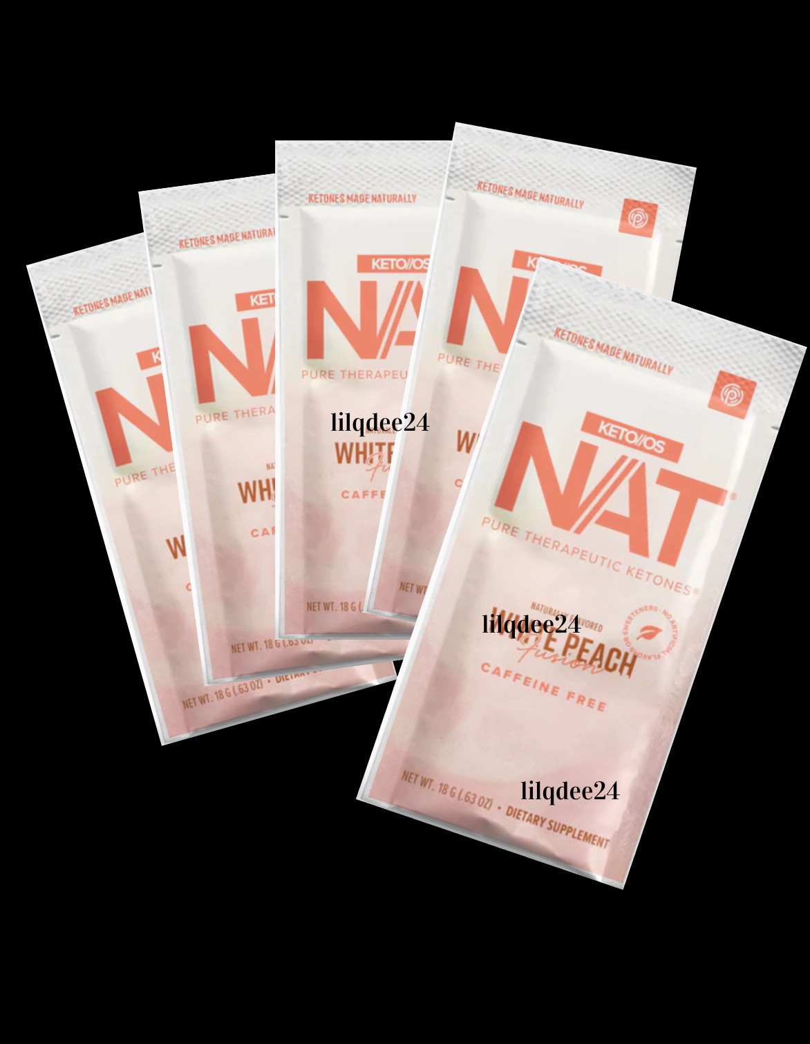 🔥Pruvit Keto OS NAT Ketones White Peach Caffeine Free 5 Pack! 2027