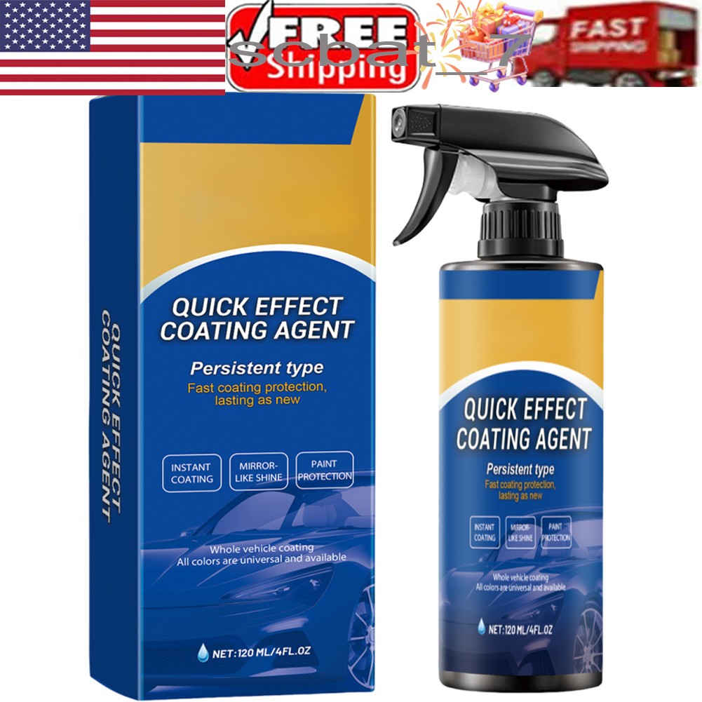 Car Coating Spray,Quick Effect Coating Agent,Car Scratch Wax Polish Spray Liquid