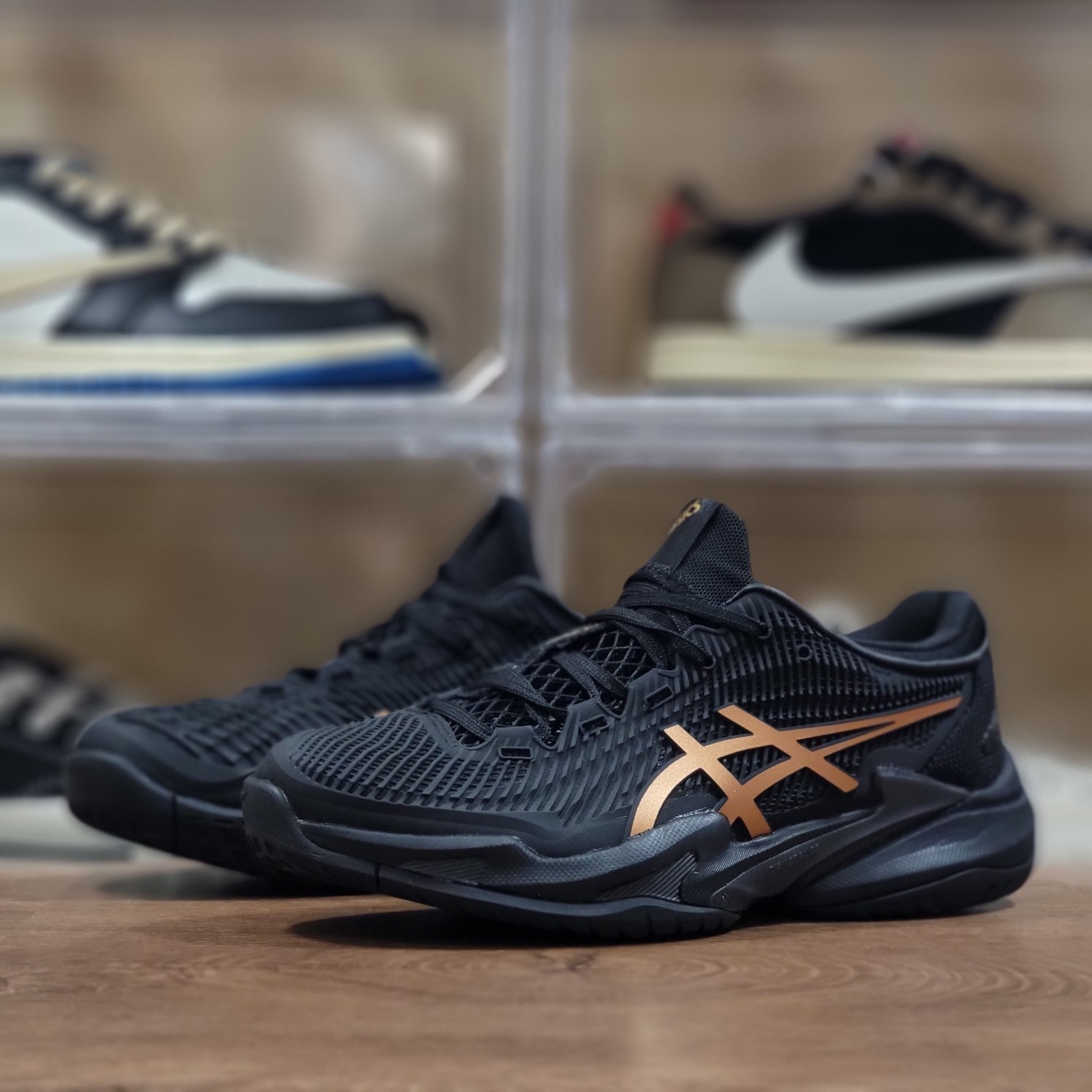 ASICS Court FF 3 Novak Night Energy  1041A527-960 Men's Size 4-11.5