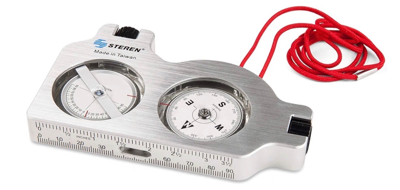 Multifunctional Surveyor Compass with Clinometer | Durable Aluminum Satellite Fi