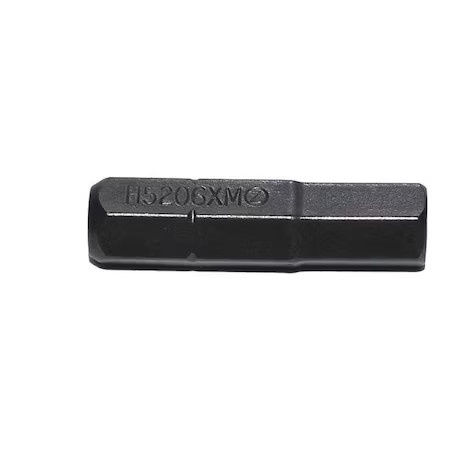 Zephyr H5206xm-5Pk Insert Bit, Hex Shank, Single End, Pk5