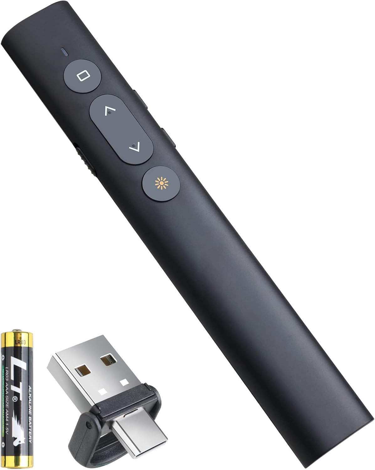 Presentation Clicker Presentation Remotes, Type C/USB a 2 in 1 Pointer, Remote P