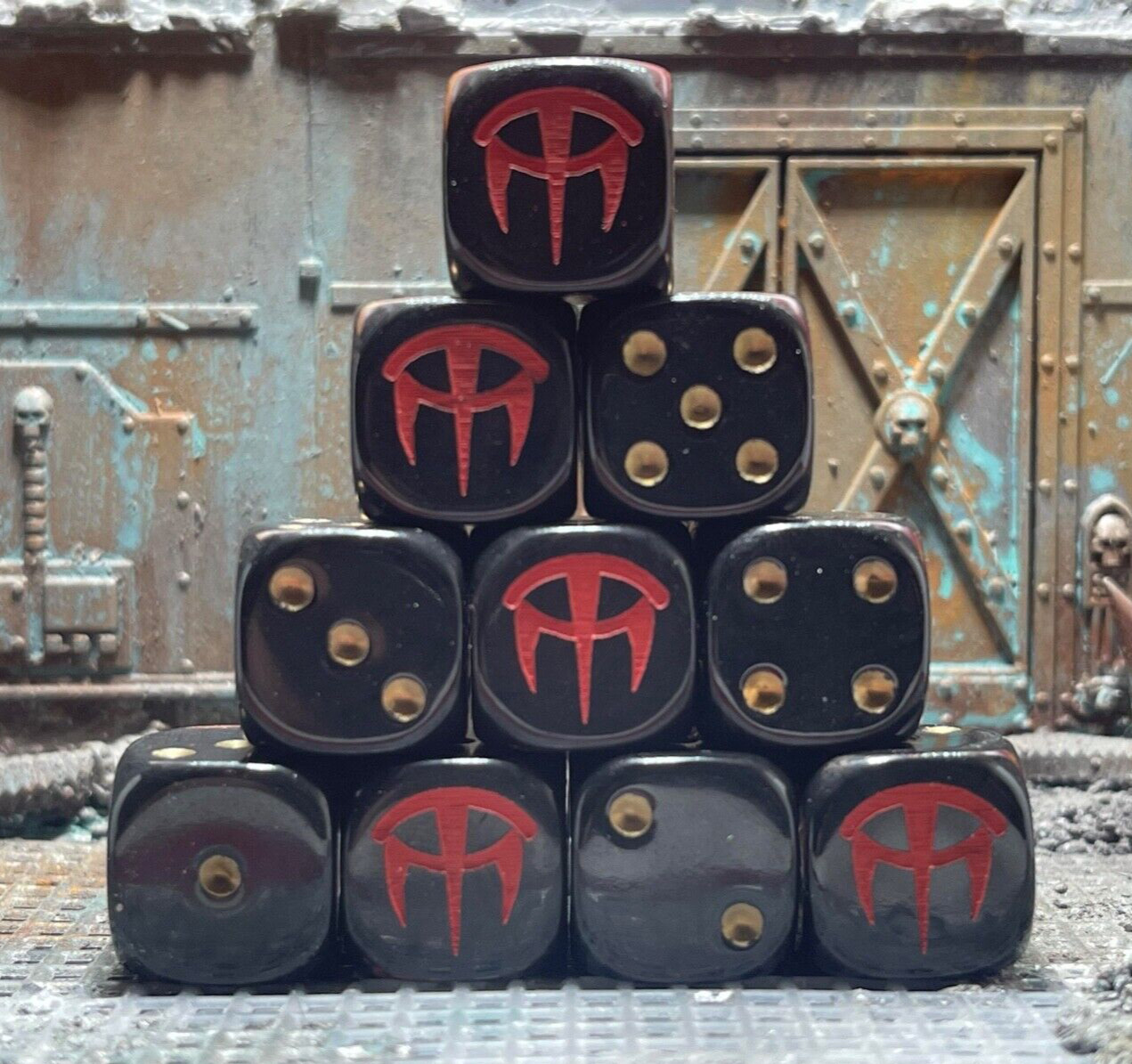 Eye of Sauron, inspired Custom Dice, Ideal for Games like Lord of the Rings
