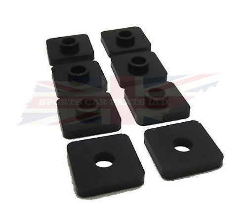 New Set of Poly Cross Member Pads for MGB 1975-1980 Rubber Bumper Cars