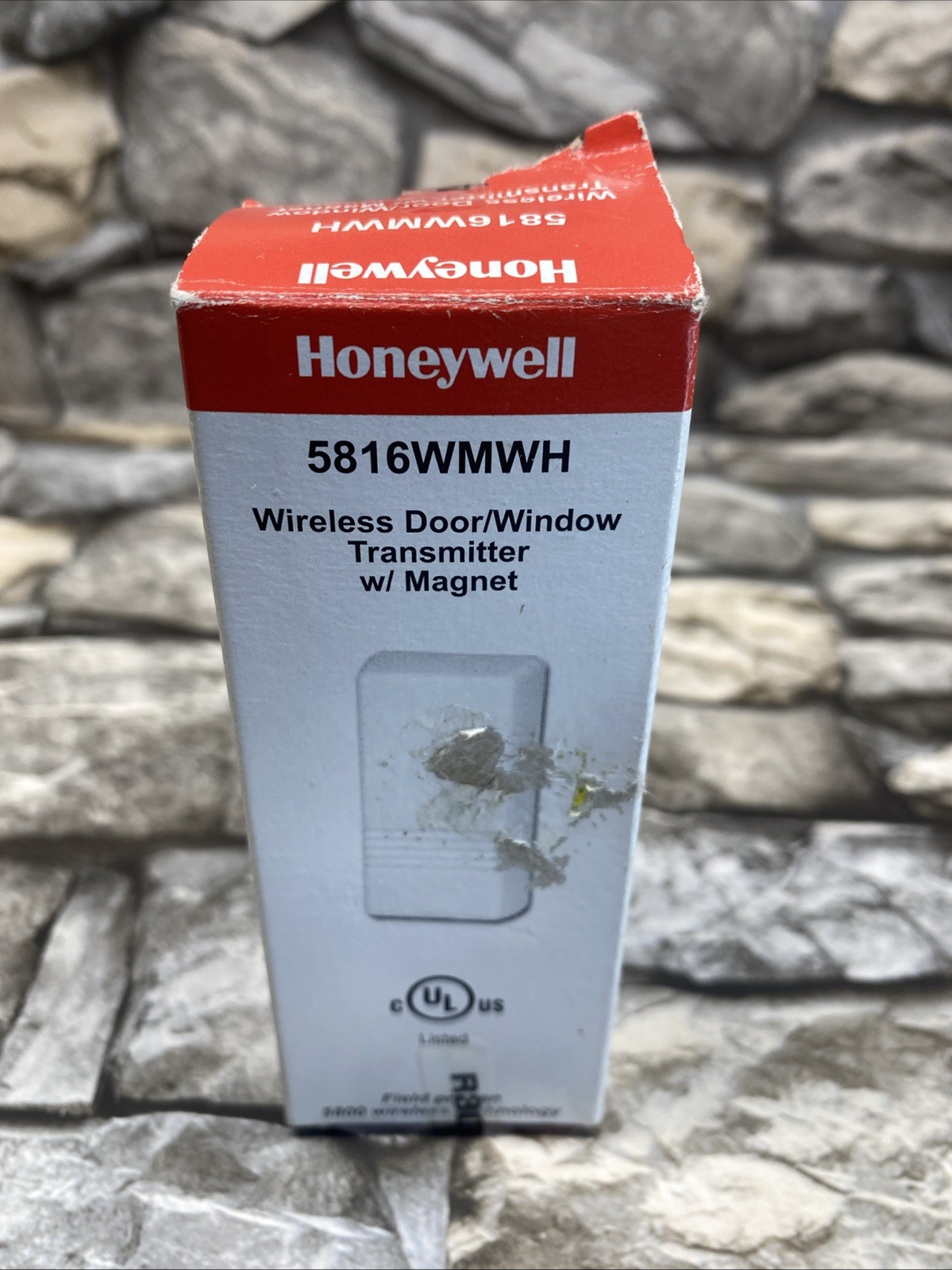 Brand New Honeywell 5816 5816WMWH Wireless Door/Window Transmitter w/ Magnets,