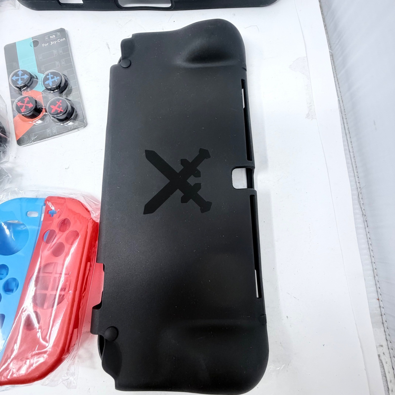 Unbranded Accessory Bundle Nintendo Switch One Size Multicolor Cases Wheels Caps