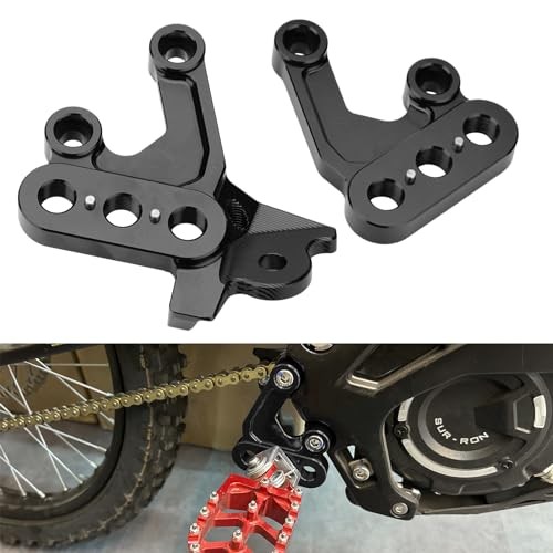 Surron Peg Bracket for Sur Ron Light Bee X/S, CNC Aluminum Foot Peg Black