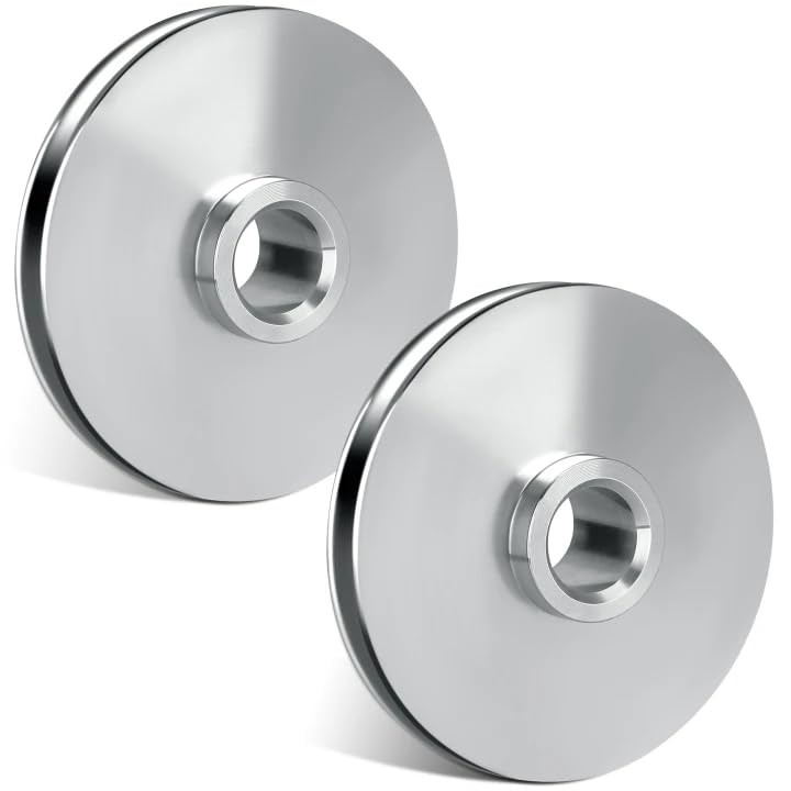 Garage Door Parts Opener Pulley 144C56, Aluminum Metal silvery