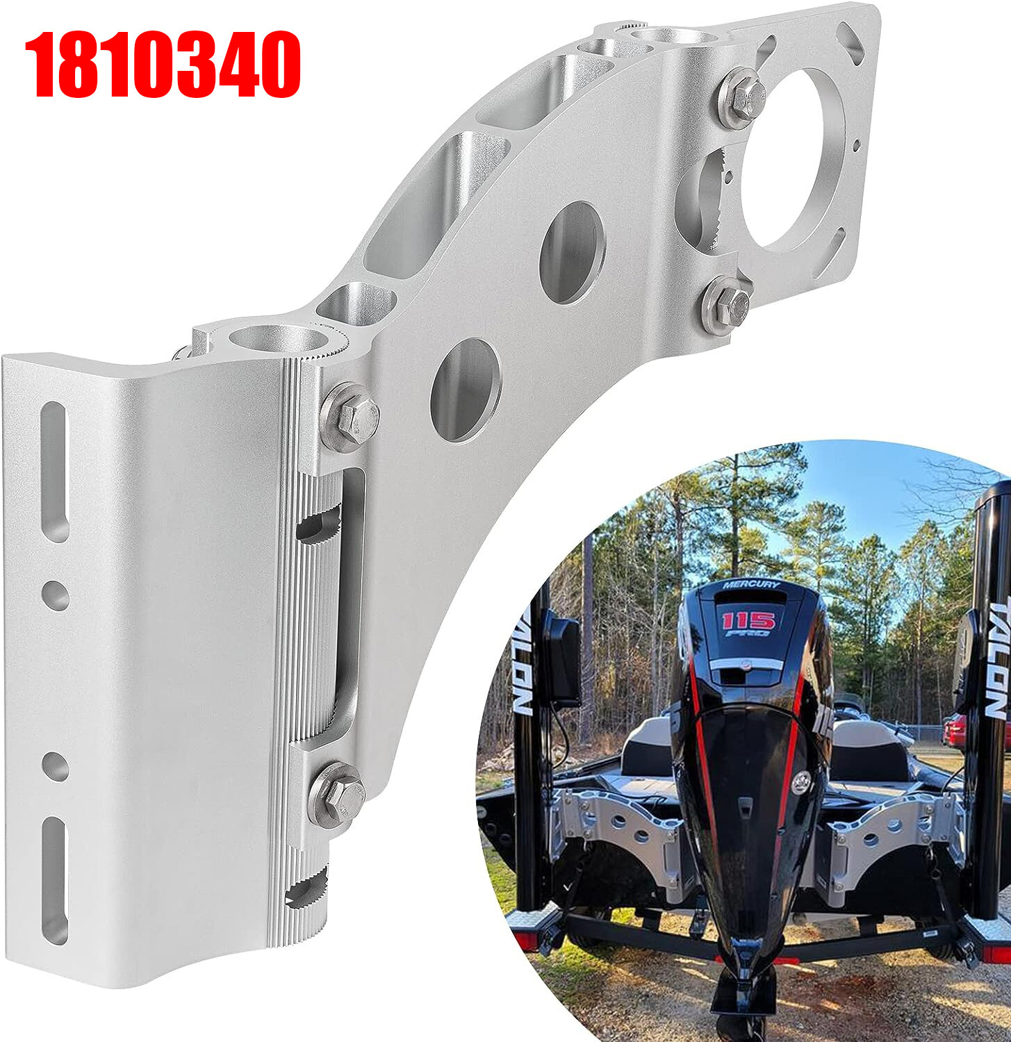 for Minn Kota Talon Bracket Anchor Jackplate Side Mount Port Starboard 1810340