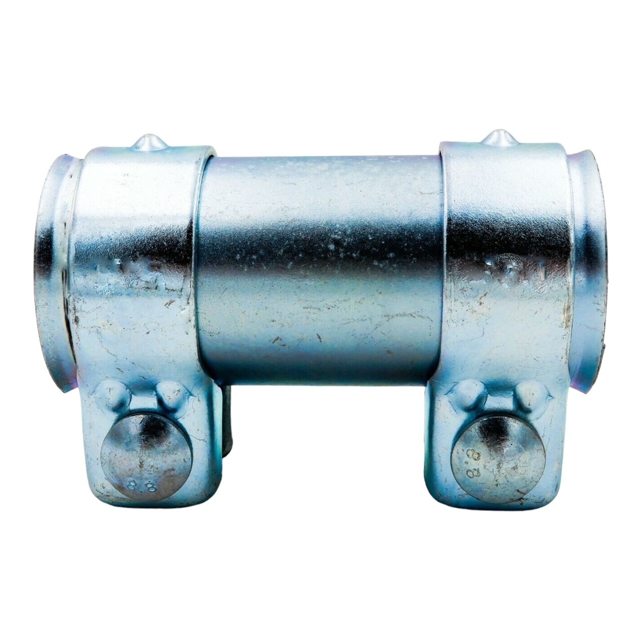 Pipe connector for Ø 41 mm exhaust pipe length 125 mm galvanized