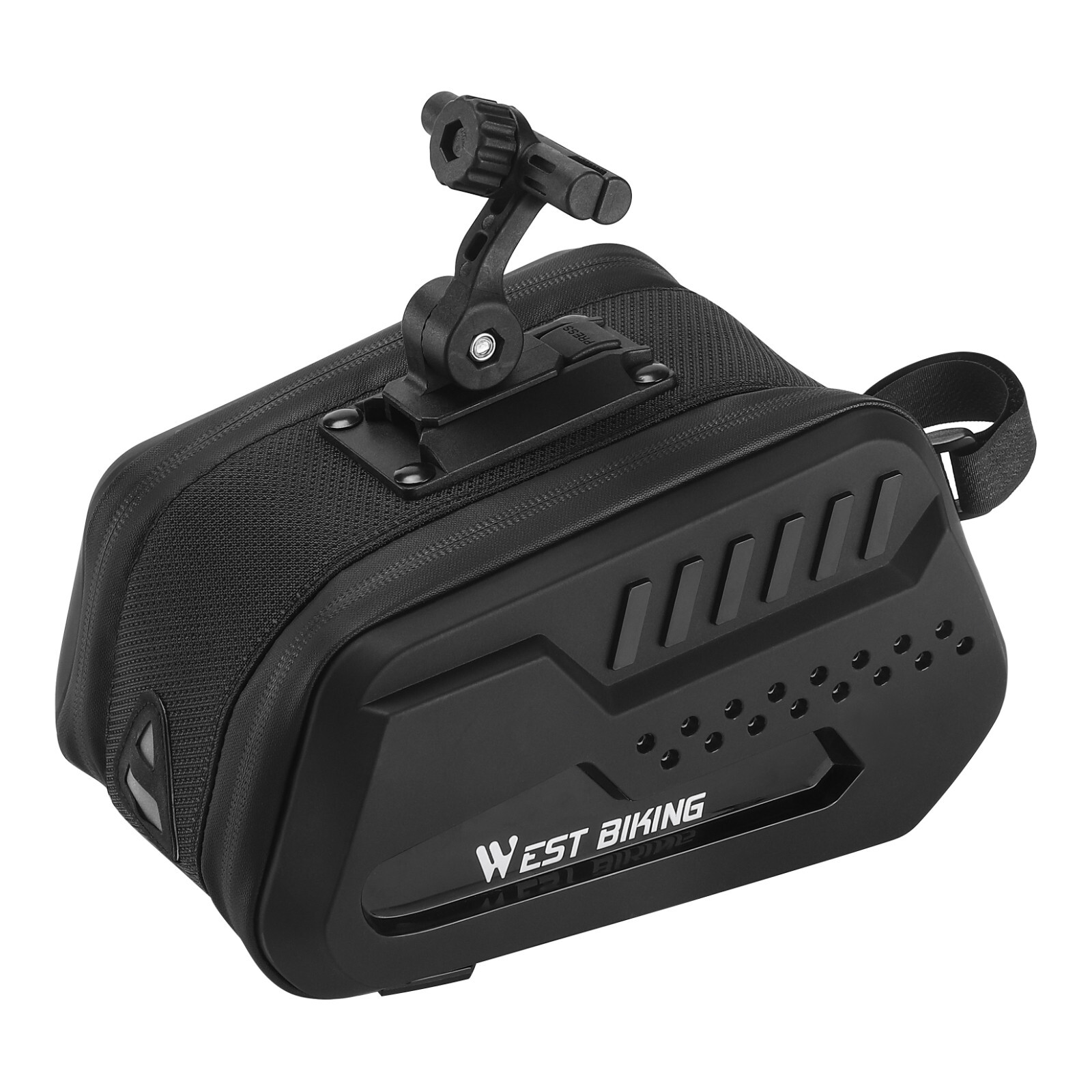 WEST BIKING Bicycle Saddle Bag Waterproof Hard Shell Cycling Bike Seat Tail Bag