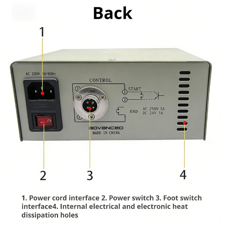 TP-50 Peristaltic Glue Dispenser 220V Liquid Glue Machine