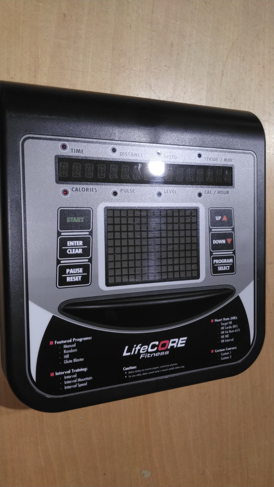 Elliptical LifeCore Fitness CD 400 Console/Display