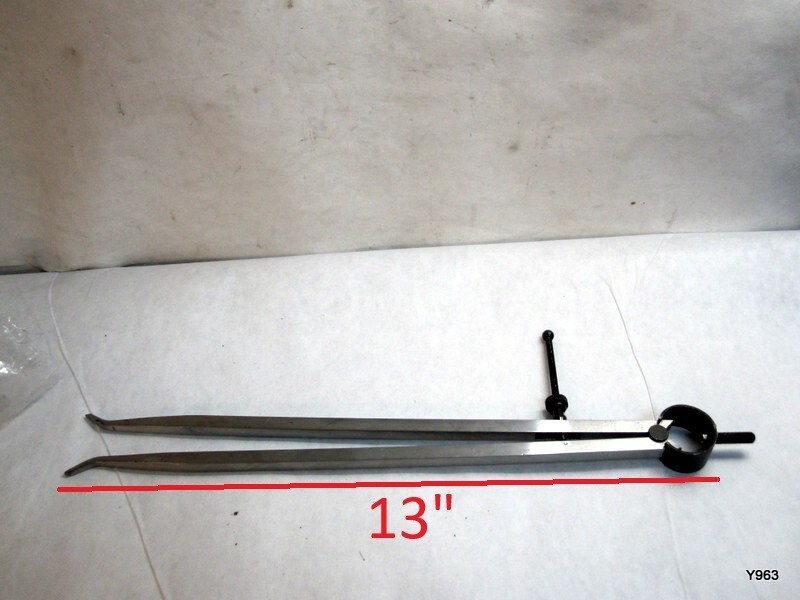 Spring Inside Caliper 13 Inch Stainless Steel Adjust Spring Caliper Straight-Leg