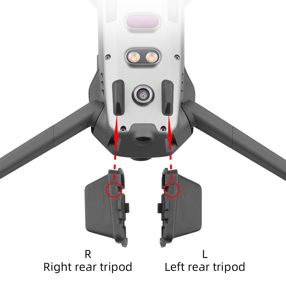 For DJI Mavic 2 Pro/Zoom to Repair Left Right Rear Legs of Landing Gear Shell