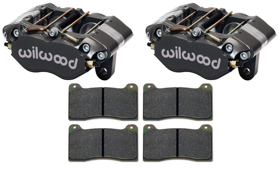 NEW WILWOOD NARROW DYNAPRO BRAKE CALIPERS & PADS,.50",1.38",DRAG RACE,RACING