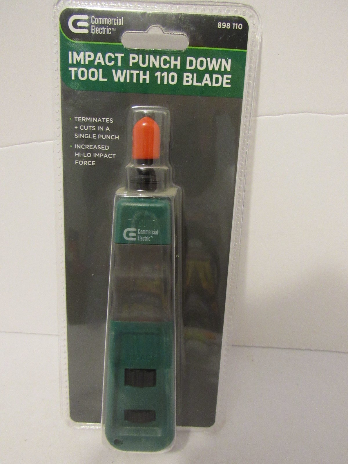 Commercial Electric 898 110 Impact Punch Down Tool with 110 Blade