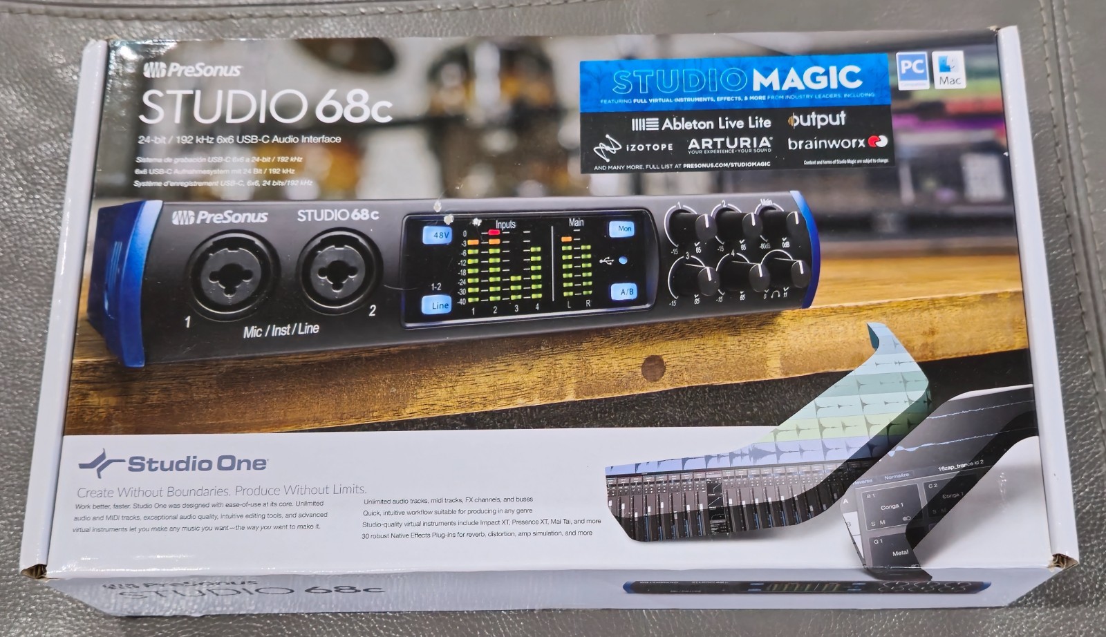 PreSonus Studio 68C 6x6 USB-C Audio / MIDI Interface