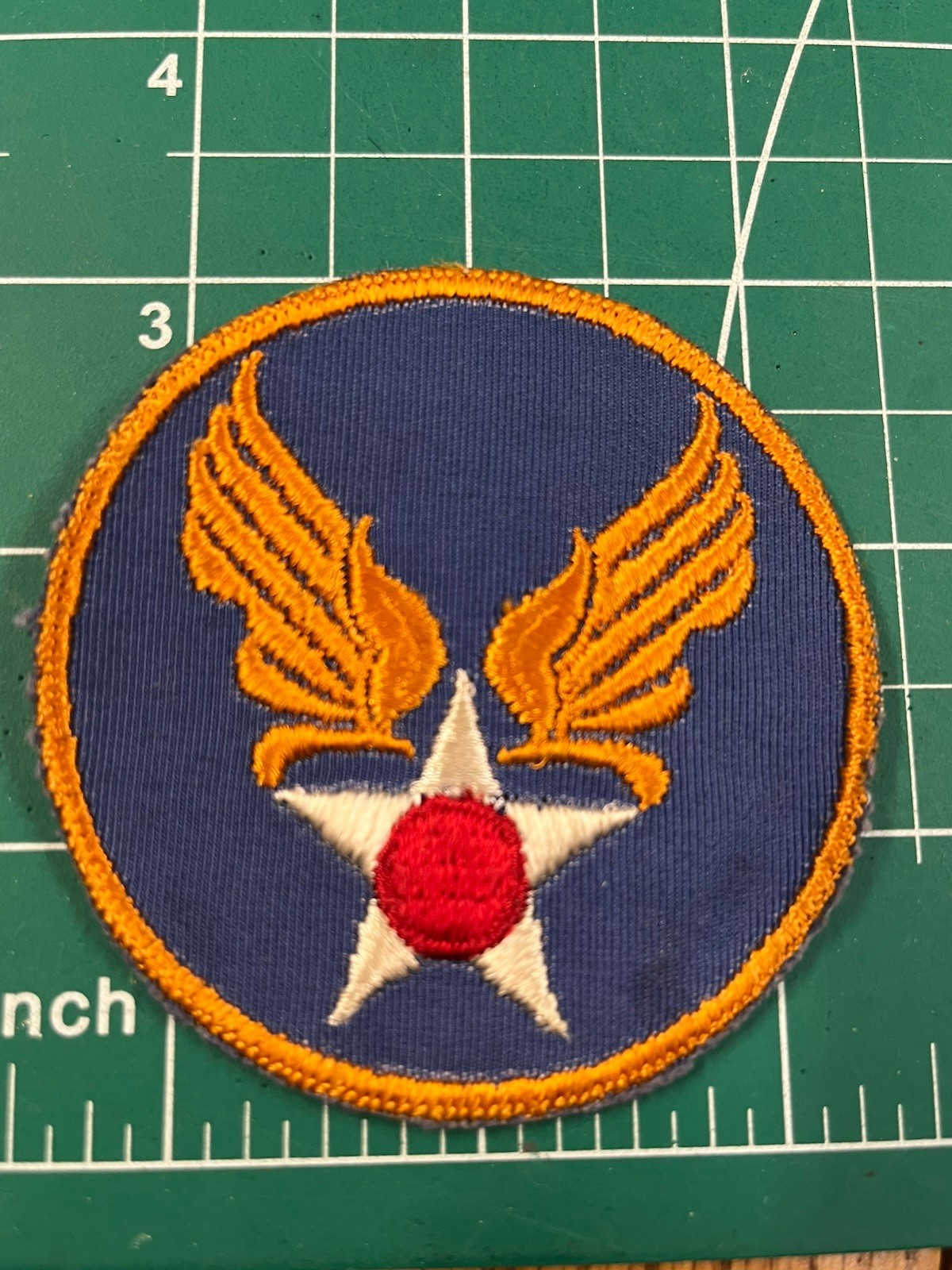 WWII Gold Bordered Air Corps Patch