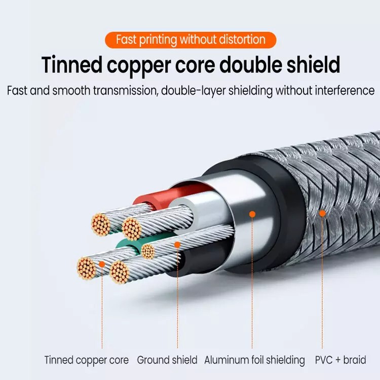 3FT/5FT/10FT USB B to USB C Printer Cable Type C Cord for Digital Piano MIDI