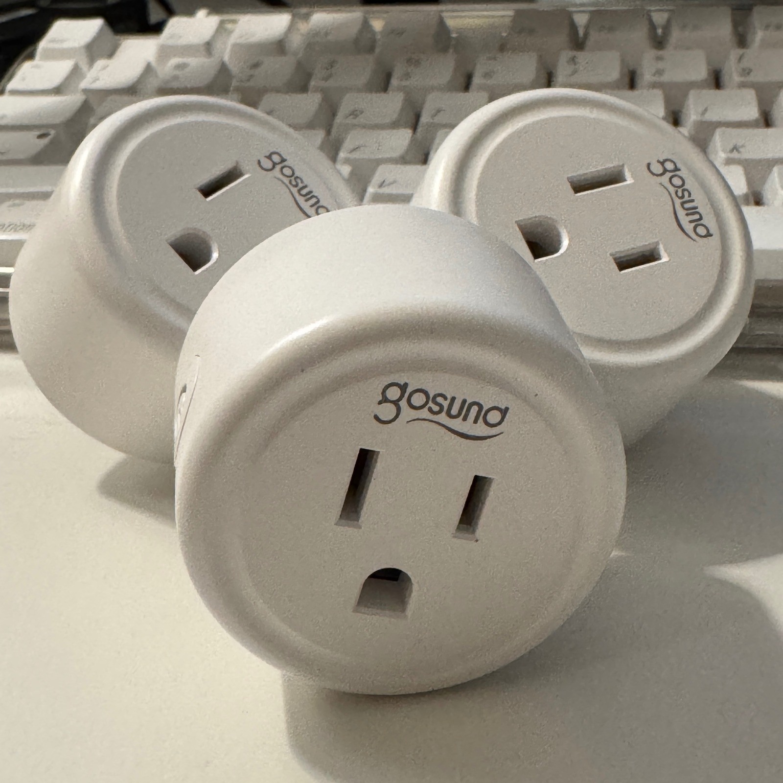 Gosund WP3 Smart Plug Mini 3-Pack White Wi-Fi Outlet 120V 1200W Home Automation