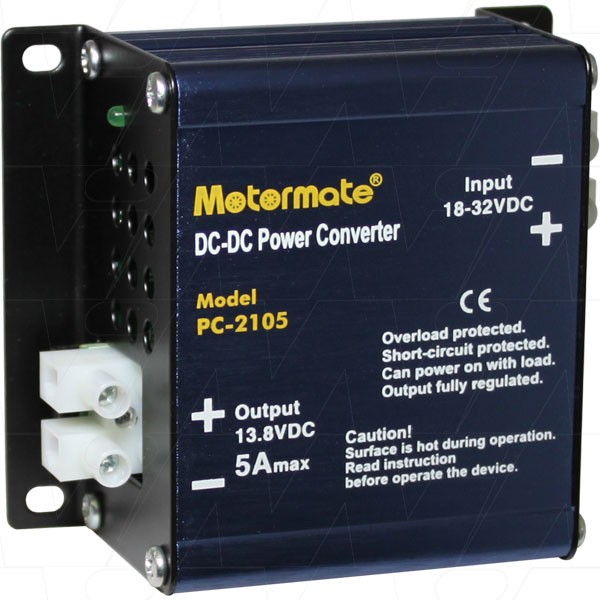 Motormate PC-2105 DC-DC 5A solar converter/power supply. Converts power from
