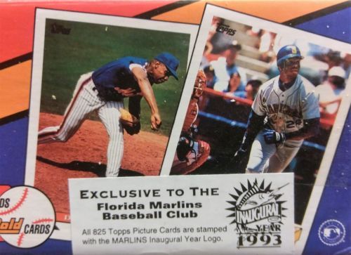 1993 Topps Marlins Inaugural - Pick One - Fill Your Set - #600-#825 (KCR)