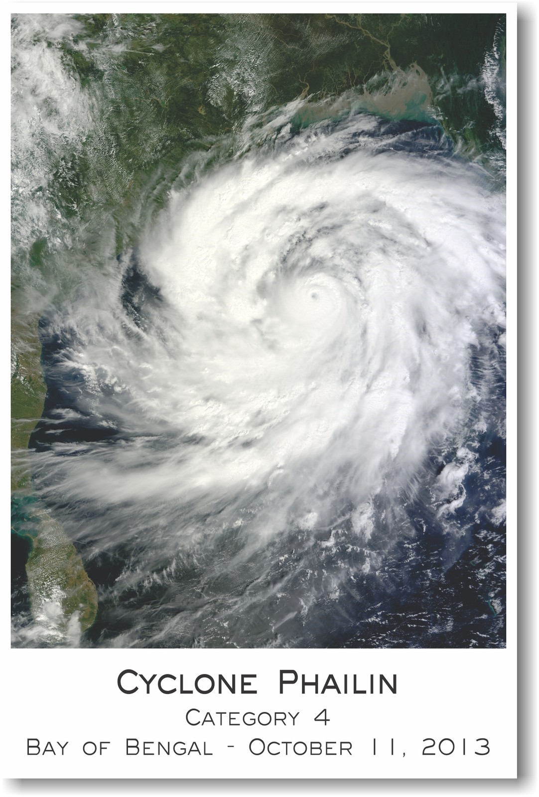 Cyclone Phailin - NEW Classroom Science Poster