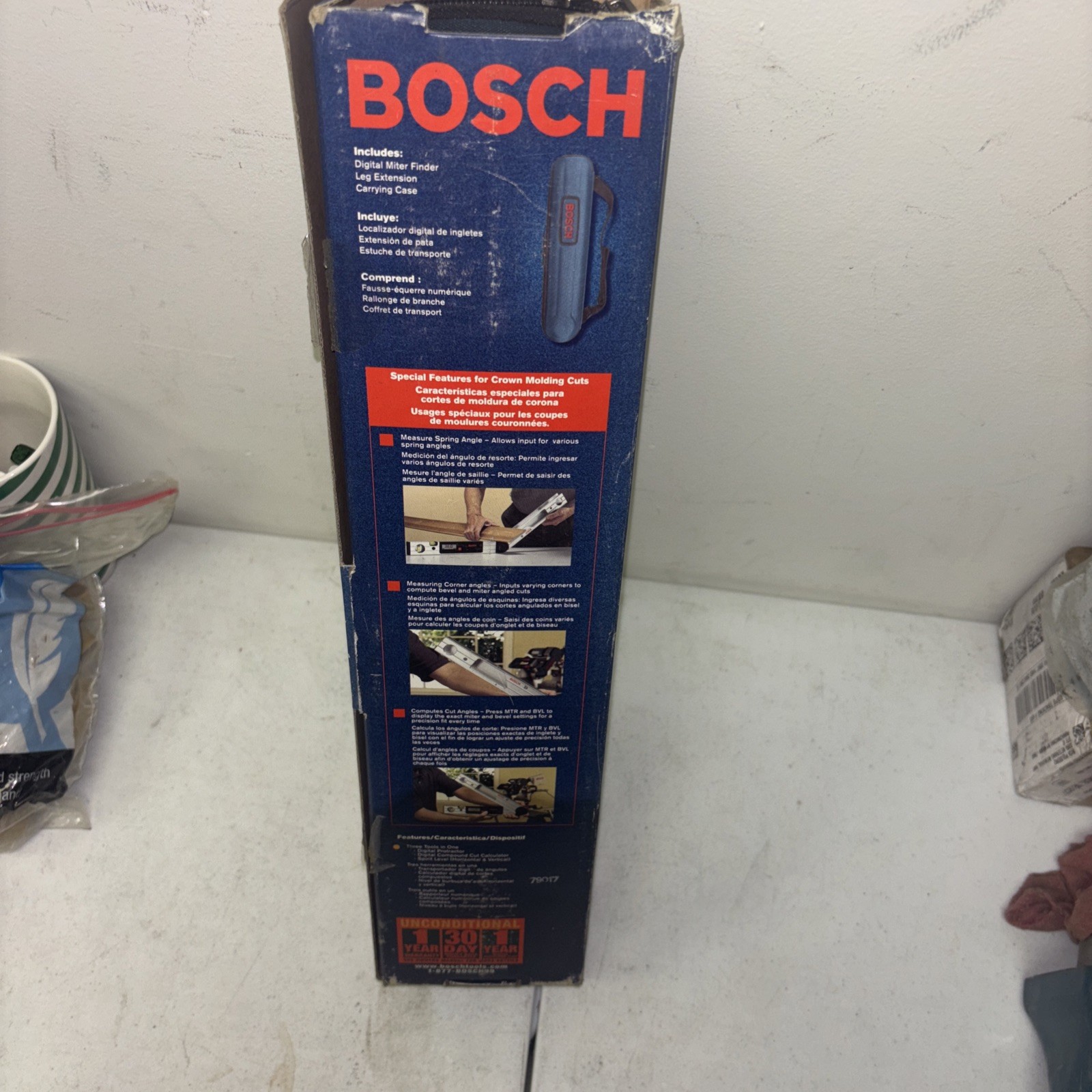 Bosch DWM40LK Digital MiterFinder Kit NEW IM BOX