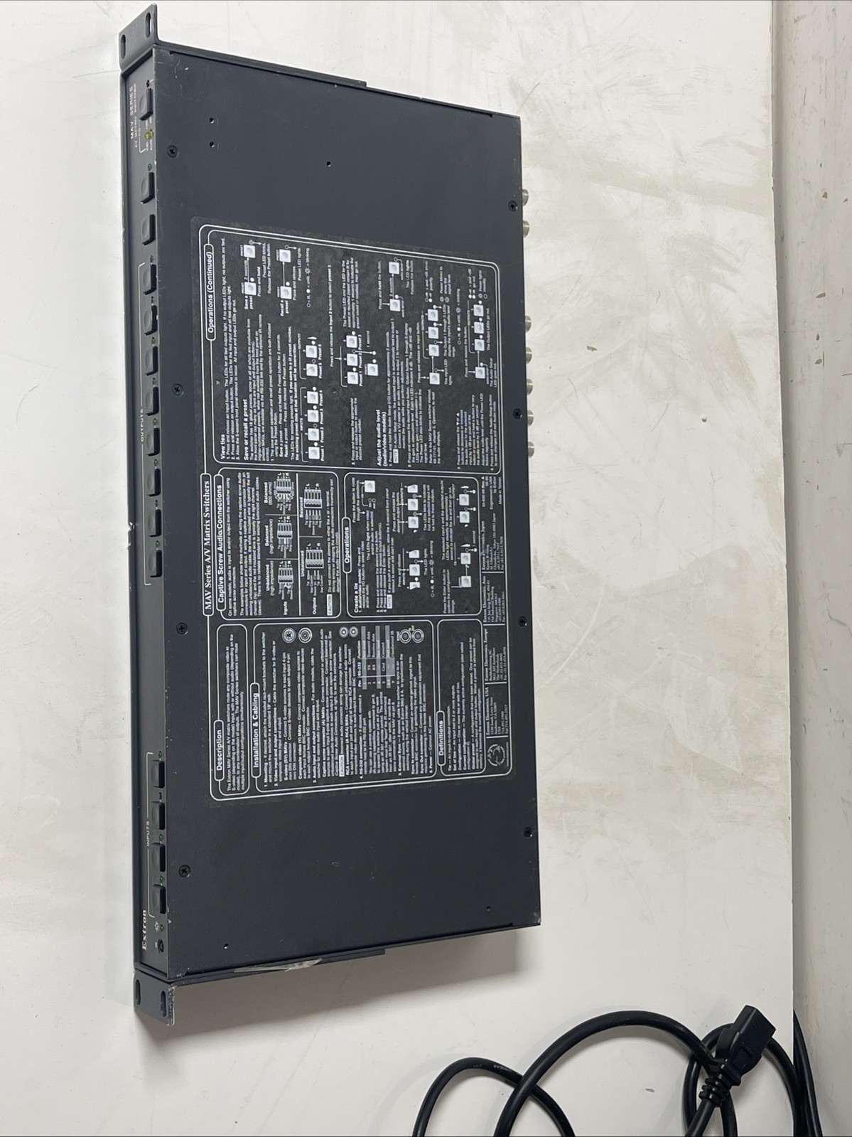 Extron AV Matrix Switcher MAV Series