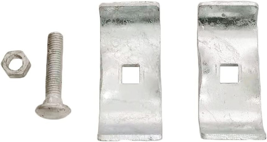8 Pack Chain Link Fence Panel Clamps - Weather-Resistant for Secure Enclosures