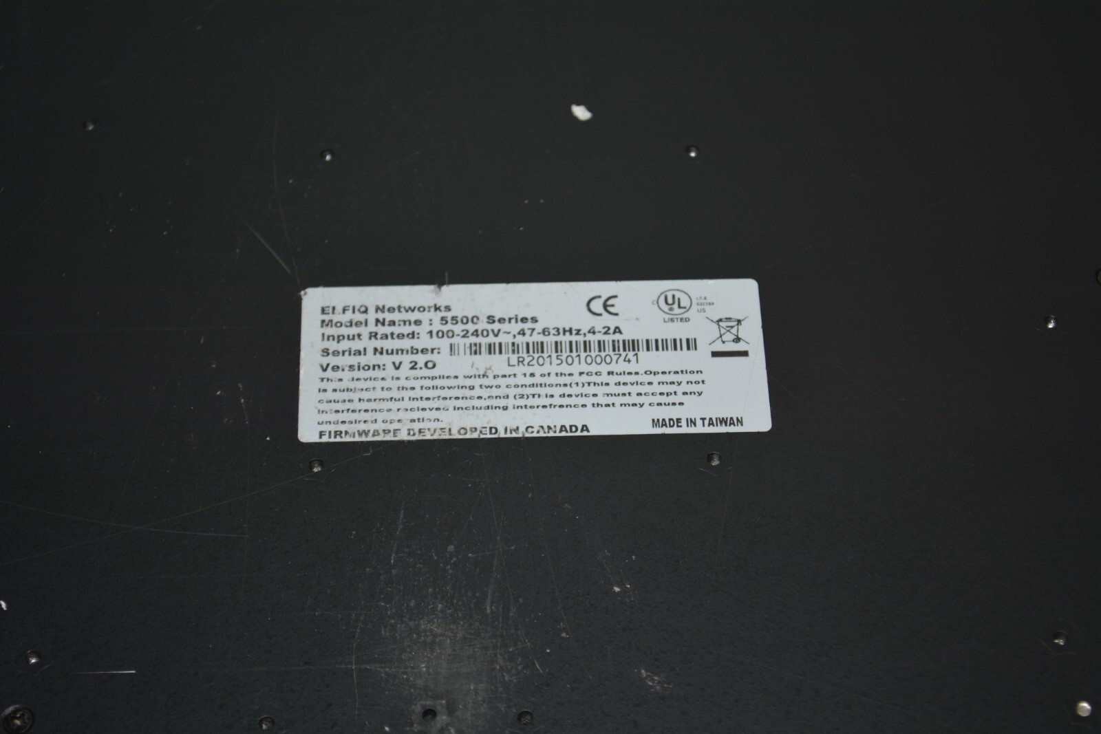 ELFIQ Networks 5500 Series #W3991